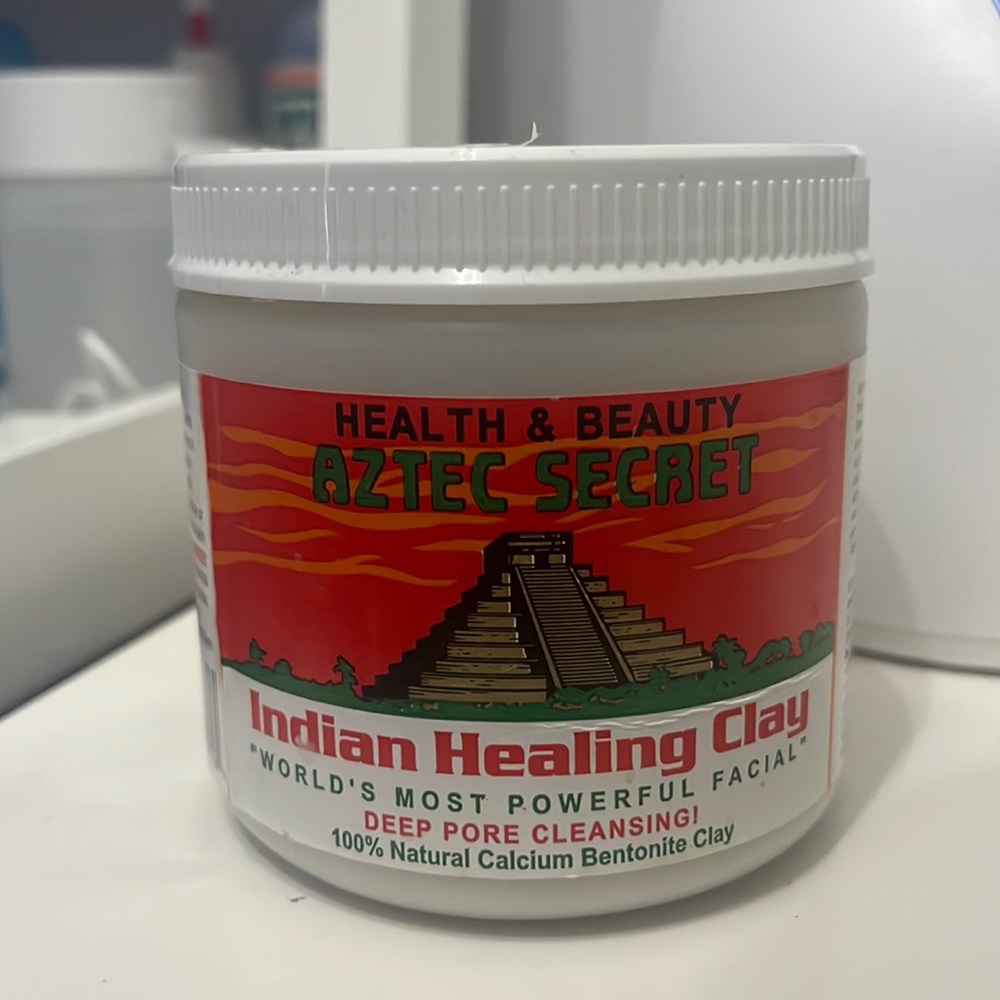 COPY - Indian healing clay Aztec mask